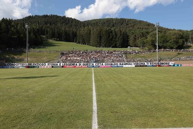 SOCCER - Other - Hellas Verona - Training and Friendly Match Photo by IPA ABACAPRESS.COM86813263 - Hellas Verona fans during the friendly match between Hellas Verona and Rovereto at the Sporting Center La Pineta on July 19, 2026, in Folgaria, VI. Verona Italy  Copyright: xIPAxSport ABACAx