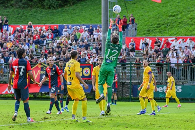 Trento™s Santer during the friendly match between Genoa and Trento at the Cesare Benatti Stadium in Moena, Italy - Sunday, July 19, 2026. - Soccer .  Copyright: xTanoxPecoraro LaPressex
