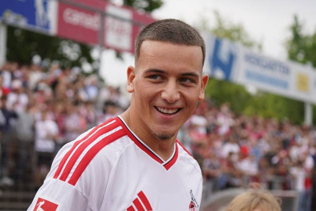 18 .07.2026, Fussball, Köln, Testspiel, Freundschaftsspiel, FC Rheinsüd Köln vs 1.FC Köln, südstadion Köln, Said El Mala 1.FC Köln, Aktion, Einzelbild *** July 18, 2026, Soccer, Cologne, Exhibition Match, Friendly Match, FC Rheinsüd Köln vs. 1. FC Köln, Südstadion Cologne, Said El Mala (1. FC Köln), Action, Still Image