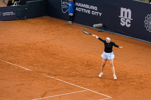 Tennis I Damen I Saison 2026 I MSC Hamburg Ladies Open WTA250 I 19.07.2026 Jule Niemeier (DEU) auf dem Feld *** Tennis I Women I 2026 Season I MSC Hamburg Ladies Open WTA250 I July 19, 2026 Jule Niemeier (GER) on the court Copyright: xLobeca Björn-OlexKehmx
