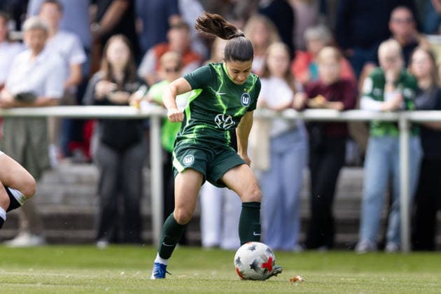 Fußball I Frauen I Testspiel I SV Meppen 1912 e.V. - VfL Wolfsburg I 19.07.2026 Judit Pujols Parera (33, VfL Wolfsburg) Herzlake Hasetalstadion Niedersachsen Deutschland *** Soccer I Women I Friendly Match I SV Meppen 1912 e.V. vs. VfL Wolfsburg I July 19, 2026 Judit Pujols Parera 33, VfL Wolfsburg Herzlake Hasetalstadion Lower Saxony Germany Copyright: xLobeca CedricxSiefkerx