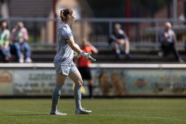 Fußball I Frauen I Testspiel I SV Meppen 1912 e.V. - VfL Wolfsburg I 19.07.2026 Stina Johannes (1, VfL Wolfsburg) Herzlake Hasetalstadion Niedersachsen Deutschland *** Soccer I Women I Friendly Match I SV Meppen 1912 e.V. vs. VfL Wolfsburg I July 19, 2026 Stina Johannes 1, VfL Wolfsburg Herzlake Hasetalstadion Lower Saxony Germany Copyright: xLobeca CedricxSiefkerx