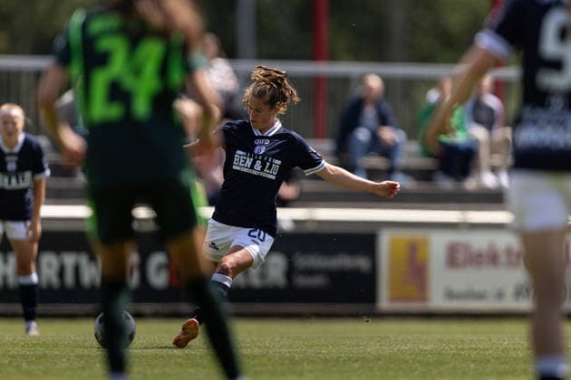 Fußball I Frauen I Testspiel I SV Meppen 1912 e.V. - VfL Wolfsburg I 19.07.2026 Chantal Danique Schouwstra (20, SV Meppen 1912 e.V.) Herzlake Hasetalstadion Niedersachsen Deutschland *** Soccer I Women I Friendly Match I SV Meppen 1912 e.V. vs. VfL Wolfsburg I July 19, 2026 Chantal Danique Schouwstra, 20, SV Meppen 1912 e.V. Herzlake Hasetalstadion Lower Saxony Germany Copyright: xLobeca CedricxSiefkerx