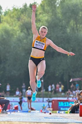 Maja WITTE (Germany, Haldensleber Sportclub, Dreisprung) ITA, European Atheltics U18 Championships, Athletics, 19.07.2026, ITA, European Atheltics U18 Championships, Athletics, 19.07.2026, *** Maja WITTE, Germany, Haldensleber Sportclub, Triple Jump, ITA, European Athletics U18 Championships, Athletics, July 19, 2026, ITA, European Athletics U18 Championships, Athletics, July 19, 2026, Copyright: xEibnerxPressefoto JanxPapenfussx EP_JPS