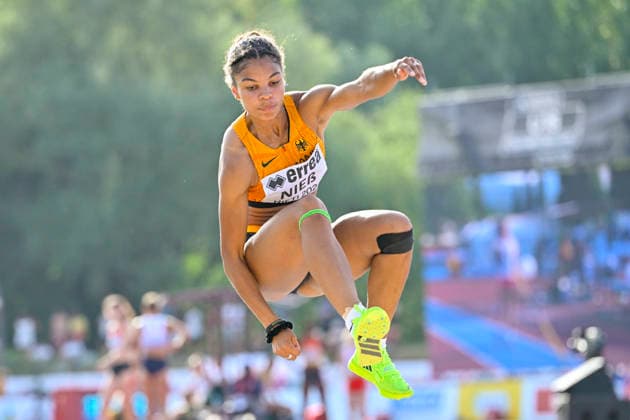 Olivia NIESS (Germany, Sportclub Magdeburg, Dreisprung) ITA, European Atheltics U18 Championships, Athletics, 19.07.2026, ITA, European Atheltics U18 Championships, Athletics, 19.07.2026, *** Olivia NIESS Germany, Magdeburg Sports Club, Triple Jump ITA, European Athletics U18 Championships, Athletics, July 19, 2026, ITA, European Athletics U18 Championships, Athletics, July 19, 2026, Copyright: xEibnerxPressefoto JanxPapenfussx EP_JPS