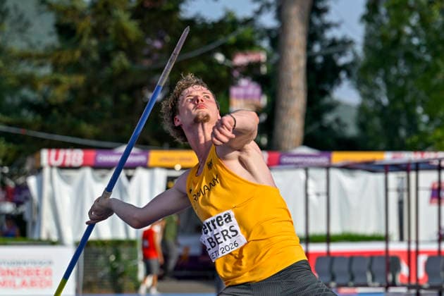 Quentin ALBERS (Germany, SC Potsdam e.V., Speerwurf) ITA, European Atheltics U18 Championships, Athletics, 19.07.2026, ITA, European Atheltics U18 Championships, Athletics, 19.07.2026, *** Quentin ALBERS, Germany, SC Potsdam e.V., Javelin Throw, ITA, European Athletics U18 Championships, Athletics, July 19, 2026, ITA, European Athletics U18 Championships, Athletics, July 19, 2026, Copyright: xEibnerxPressefoto JanxPapenfussx EP_JPS