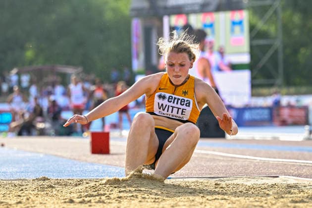 Maja WITTE (Germany, Haldensleber Sportclub, Dreisprung) ITA, European Atheltics U18 Championships, Athletics, 19.07.2026, ITA, European Atheltics U18 Championships, Athletics, 19.07.2026, *** Maja WITTE, Germany, Haldensleber Sportclub, Triple Jump, ITA, European Athletics U18 Championships, Athletics, July 19, 2026, ITA, European Athletics U18 Championships, Athletics, July 19, 2026, Copyright: xEibnerxPressefoto JanxPapenfussx EP_JPS