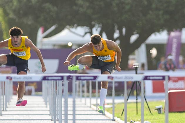 Luca KOCH (Germany, LAC Erdgas Chemnitz e.V., 110m Huerden) ITA, European Atheltics U18 Championships, Athletics, 19.07.2026, ITA, European Atheltics U18 Championships, Athletics, 19.07.2026, *** Luca KOCH, Germany, LAC Erdgas Chemnitz e.V., 110m Hurdles, ITA, European Athletics U18 Championships, Athletics, July 19, 2026, ITA, European Athletics U18 Championships, Athletics, July 19, 2026, Copyright: xEibnerxPressefoto JanxPapenfussx EP_JPS
