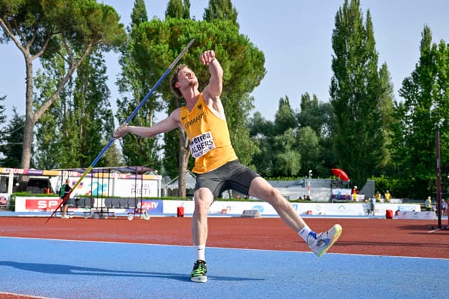 Quentin ALBERS (Germany, SC Potsdam e.V., Speerwurf) ITA, European Atheltics U18 Championships, Athletics, 19.07.2026, ITA, European Atheltics U18 Championships, Athletics, 19.07.2026, *** Quentin ALBERS, Germany, SC Potsdam e.V., Javelin Throw, ITA, European Athletics U18 Championships, Athletics, July 19, 2026, ITA, European Athletics U18 Championships, Athletics, July 19, 2026, Copyright: xEibnerxPressefoto JanxPapenfussx EP_JPS