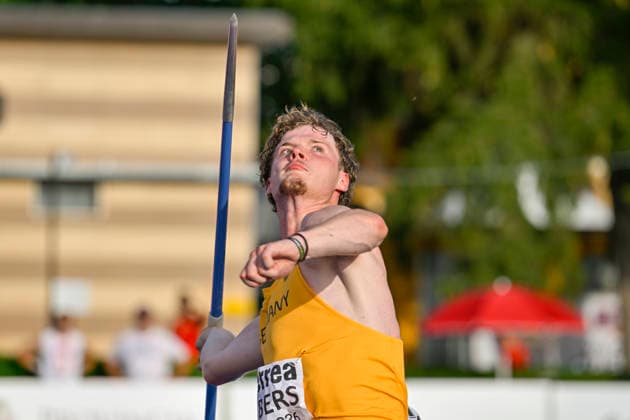 Quentin ALBERS (Germany, SC Potsdam e.V., Speerwurf) ITA, European Atheltics U18 Championships, Athletics, 19.07.2026, ITA, European Atheltics U18 Championships, Athletics, 19.07.2026, *** Quentin ALBERS, Germany, SC Potsdam e.V., Javelin Throw, ITA, European Athletics U18 Championships, Athletics, July 19, 2026, ITA, European Athletics U18 Championships, Athletics, July 19, 2026, Copyright: xEibnerxPressefoto JanxPapenfussx EP_JPS