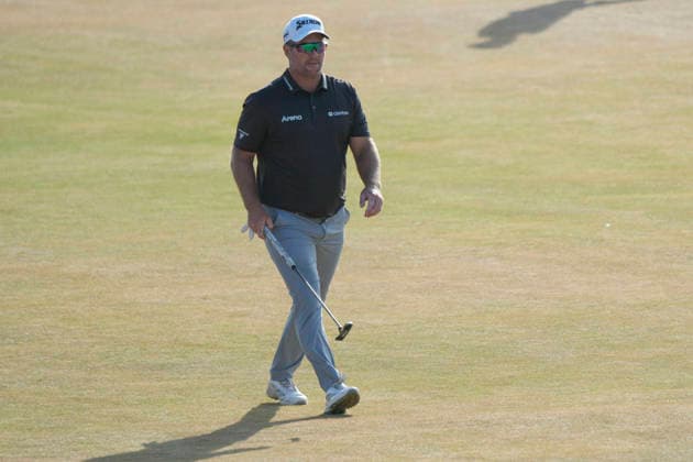 SOUTHPORT, ENGLAND - JULY 19: Ryan Fox (NZ) walks up the 72nd hole during Round 4 of the 154th Open Championship at the Royal Birkdale Golf Club, Southport on July 19, 2026 in Merseyside, England The 154th British Open Championship