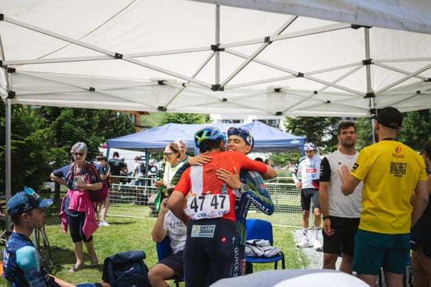 62 Giro Ciclistico Valle DAosta TURIM, TU - 19.07.2026: 62 GIRO CICLISTICO VALLE DAOSTA - Cycling - 62nd Giro Ciclistico Valle D& 39;Aosta - 4th and final stage, from Valtournenche to Breuil-Cervinia in Italy, held this Sunday (19). In the photo, Henrique Bravo (BRA), from the Soudal Quick-Step Development team, winner of the 62nd Giro. (Photo: Luca Castro Fotoarena) x2986906x  LucaxCastro