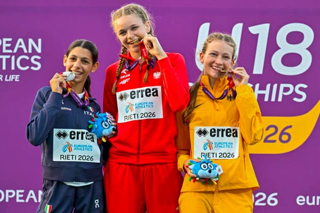 Lea VOELCKER (Germany, Munich Athletics, Hochsprung) ITA, European Atheltics U18 Championships, Athletics, 19.07.2026, ITA, European Atheltics U18 Championships, Athletics, 19.07.2026, *** Lea VOELCKER, Germany, Munich Athletics, High Jump, ITA, European Athletics U18 Championships, Athletics, July 19, 2026, ITA, European Athletics U18 Championships, Athletics, July 19, 2026, Copyright: xEibnerxPressefoto JanxPapenfussx EP_JPS