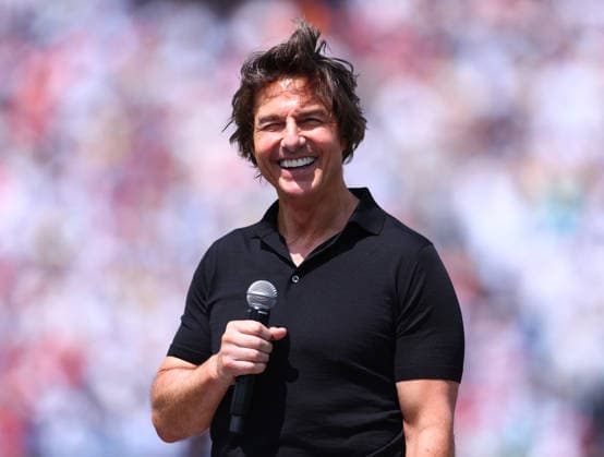 New Jersey, USA, 19th July 2026. Actor Tom Cruise gives a speech before the Spain vs Argentina FIFA World Cup, WM, Weltmeisterschaft, Fussball final match at the Metlife Stadium, New Jersey. Picture credit should read: Paul Terry Sportimage EDITORIAL USE ONLY. No use with unauthorised audio, video, data, fixture lists, club league logos or live services. Online in-match use limited to 120 images, no video emulation. No use in betting, games or single club league player publications. SPI_027_PT_Spain_Argentina SPI-4862-0028