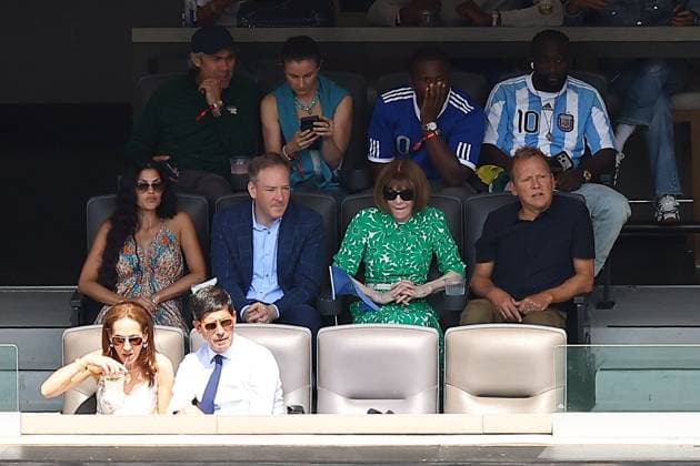 Anna Wintour watching the action Spain v Argentina, 2026 FIFA World Cup, WM, Weltmeisterschaft, Fussball Final, Football, New York New Jersey Stadium, East Rutherford, New Jersey, USA - 19 Jul 2026East Rutherford New York New Jersey Stadium New Jersey (NJ) United States of America  Copyright: xMichaelxZemanek Shutterstockx 16995475ao