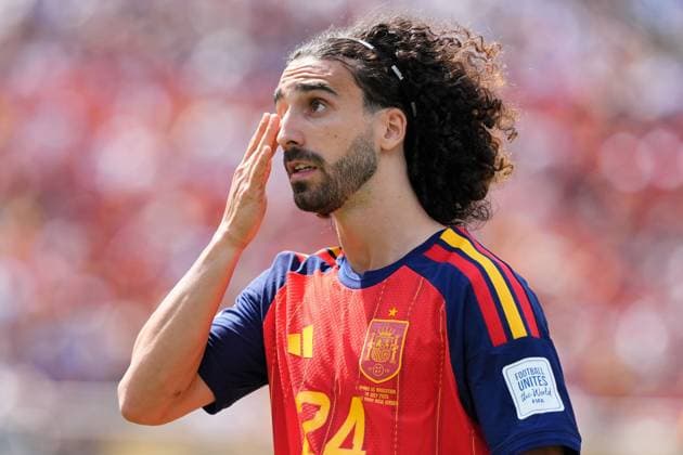 Marc Cucurella of Spain Spain v Argentina, 2026 FIFA World Cup, WM, Weltmeisterschaft, Fussball Final, Football, New York New Jersey Stadium, East Rutherford, New Jersey, USA - 19 Jul 2026East Rutherford New York New Jersey Stadium New Jersey (NJ) United States of America  Copyright: xIsmaelxAdnan Shutterstockx 16998023bh