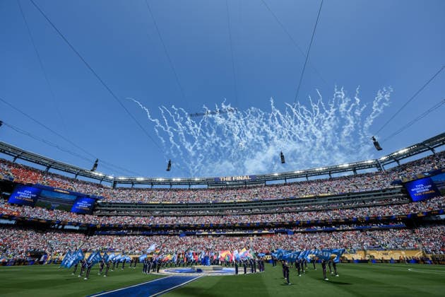 260719 General view of New York New Jersey Stadium during the FIFA World Cup, WM, Weltmeisterschaft, Fussball 2026 final football match between Spain and Argentina on July 19, 2026 in East Rutherford, New Jersey. Photo: Joel Marklund BILDBYRAN kod JM JM0829 bbeng fotboll football soccer fotball vm fotbolls-vm fotball-vm fotbolls-vm 2026 fifa world cup 2026 final *** July 19, 2026: General view of New York-New Jersey Stadium during the 2026 FIFA World Cup final soccer match between Spain and Argentina on July 19, 2026 in East Rutherford, New Jersey. Photo by Joel Marklund. BILDBYRAN code JM JM0829 bbeng soccer football soccer World Cup soccer World Cup 2026 FIFA World Cup 2026 final  Copyright: JOELxMARKLUND BB260719JM040