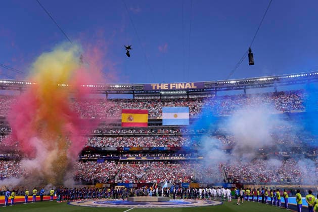 Spain v Argentina: Final - FIFA World Cup, WM, Weltmeisterschaft, Fussball 2026 General view inside the stadium during the FIFA World Cup 2026 Final match between Spain and Argentina at New York New Jersey Stadium on July 19, 2026 in East Rutherford, United States. East Rutherford NJ United States  Copyright: xJosexBretonx originalFilename:bretonhernandez-spainvar260719_npS4N.jpg