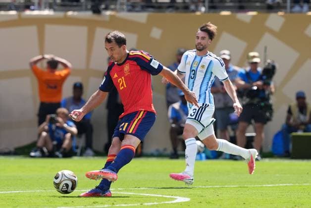 Mikel Oyarzabal of Spain Spain v Argentina, 2026 FIFA World Cup, WM, Weltmeisterschaft, Fussball Final, Football, New York New Jersey Stadium, East Rutherford, New Jersey, USA - 19 Jul 2026East Rutherford New York New Jersey Stadium New Jersey (NJ) United States of America  Copyright: xIsmaelxAdnan Shutterstockx 16998023bw
