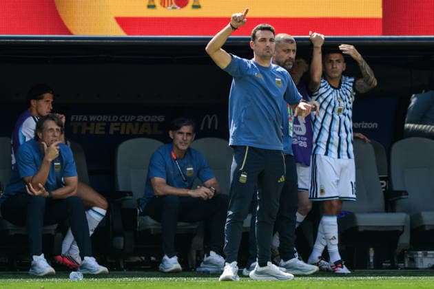 260719 Head coach Lionel Sebastian Scaloni of Argentina during the FIFA World Cup, WM, Weltmeisterschaft, Fussball 2026 final football match between Spain and Argentina on July 19, 2026 in East Rutherford, New Jersey. Photo: Joel Marklund BILDBYRAN kod JM JM0829 bbeng fotboll football soccer fotball vm fotbolls-vm fotball-vm fotbolls-vm 2026 fifa world cup 2026 final *** July 19, 2026: Argentina head coach Lionel Sebastian Scaloni during the 2026 FIFA World Cup final soccer match between Spain and Argentina on July 19, 2026 in East Rutherford, New Jersey. Photo by Joel Marklund. BILDBYRAN code JM JM0829 bbeng soccer football soccer World Cup soccer World Cup 2026 FIFA World Cup 2026 final  Copyright: JOELxMARKLUND BB260719JM050
