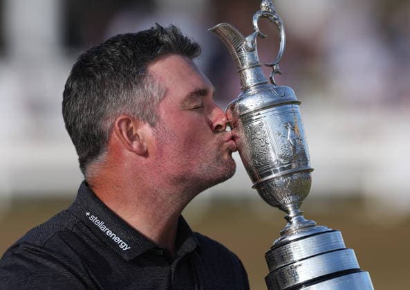 154th Open Golf Championships - Round 4 epaselect Ryan Fox of New Zealand kisses the Claret Jug after winning British Open Golf Championships at Royal Birkdale in Southport, Britain, 19 July 2026. SOUTHPORT UNITED KINGDOM  Copyright: xADAMxVAUGHANx