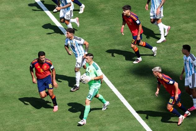 RECORD DATE NOT STATED FIFA World Cup, WM, Weltmeisterschaft, Fussball 2026 - Final - Spain v Argentina Emiliano Martinez Goalkeeper of Argentina during the 2026 FIFA World Cup final between Spain and Argentina at New York New Jersey Stadium, in East Rutherford, United States, on Sunday, July 19, 2026.(Foto: Vanessa Carvalho Brazil Photo Press IMAGO) Sports Copyright: xVanessaxCarvalhox
