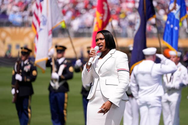 July 19, 2026, East Rutherford, New Jersey, United States: Jennifer Hudson performs during the FIFA World Cup, WM, Weltmeisterschaft, Fussball 2026 Final match between Spain and Argentina at New York New Jersey Stadium on July 19, 2026 in East Rutherford, United States. East Rutherford United States - ZUMAa181 20260719_zaa_a181_026 Copyright: xJosexBretonx