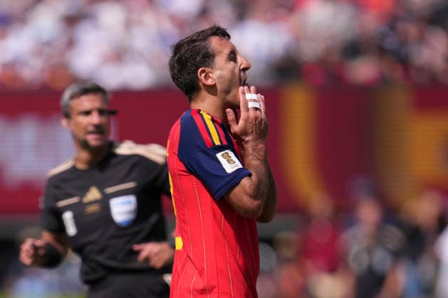 July 19, 2026, East Rutherford, New Jersey, United States: Mikel Oyarzabal of Spain reacts during the FIFA World Cup, WM, Weltmeisterschaft, Fussball 2026 Final match between Spain and Argentina at New York New Jersey Stadium on July 19, 2026 in East Rutherford, United States. East Rutherford United States - ZUMAa181 20260719_zaa_a181_031 Copyright: xJosexBretonx