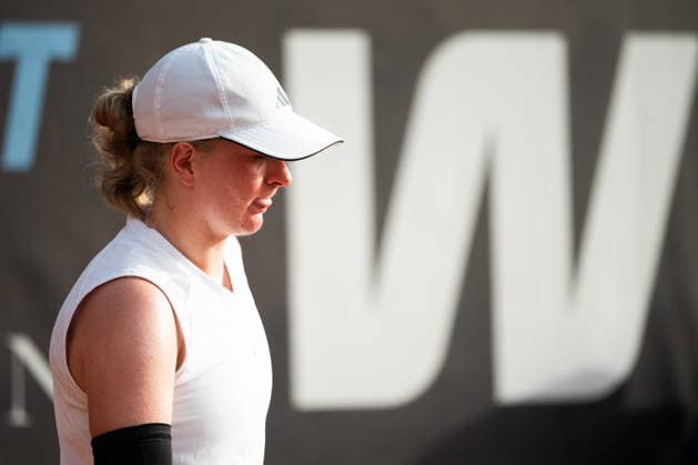 IPA86819072 - Francesca Jones of Great Britain faces Lucia Bronzetti of Italy in the singles final at the 2026 ATV BANCOMAT Tennis Open at the Circolo Antico Tiro a Volo in Rome, Italy  Copyright: xMarioxQuartapelle IPAxSportx xx 86819072