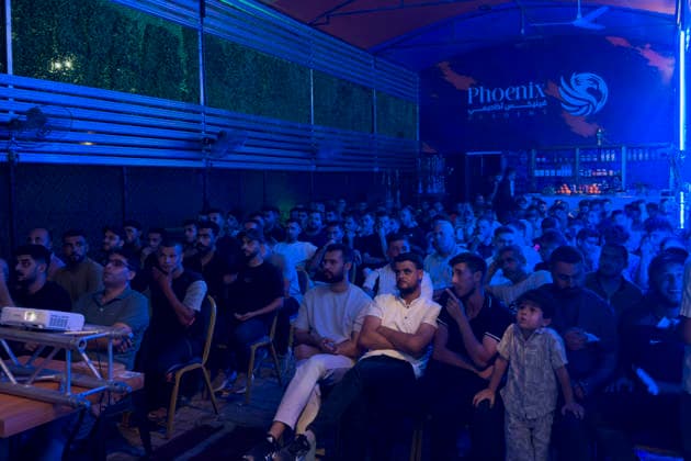 Fans watch the 2026 World Cup final between Spain and Argentina from a neighborhood in Gaza, 19 July 2026. EFE Ahmad Awad World Cup 2026 final. Spain vs Argentina !ACHTUNG: NUR REDAKTIONELLE NUTZUNG!  Copyright: xAHMADxAWADx GRAF9313 20260719-55020939999_1