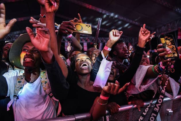 Supporters follow FIFA World Cup, WM, Weltmeisterschaft, Fussball 2026 final in Kenya NAIROBI, KENYA - JULY 19: Hundreds of football fans gather at an event venue to watch the FIFA World Cup 2026 final between Spain and Argentina on a giant screen in Nairobi, Kenya, on July 19, 2026. Gerald Anderson Anadolu Nairobi Kenya. Editorial use only. Please get in touch for any other usage.  Copyright: x2026xAnadoluxGeraldxAndersonx