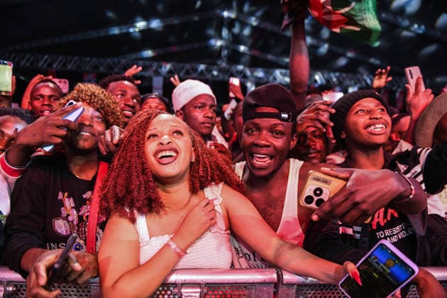 Supporters follow FIFA World Cup, WM, Weltmeisterschaft, Fussball 2026 final in Kenya NAIROBI, KENYA - JULY 19: Hundreds of football fans gather at an event venue to watch the FIFA World Cup 2026 final between Spain and Argentina on a giant screen in Nairobi, Kenya, on July 19, 2026. Gerald Anderson Anadolu Nairobi Kenya. Editorial use only. Please get in touch for any other usage.  Copyright: x2026xAnadoluxGeraldxAndersonx