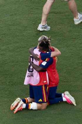 Spain victory celebration during FIFA World Cup, WM, Weltmeisterschaft, Fussball 2026 :FINAL Spain vs Argentina 19 July 2026 NEW YORK NEW JERSEY New Jersey Stadium USA By IMAGO Didier Lefa Studio Desire Ameka NEW YORK NEW JERSEY Stadium United State of America
