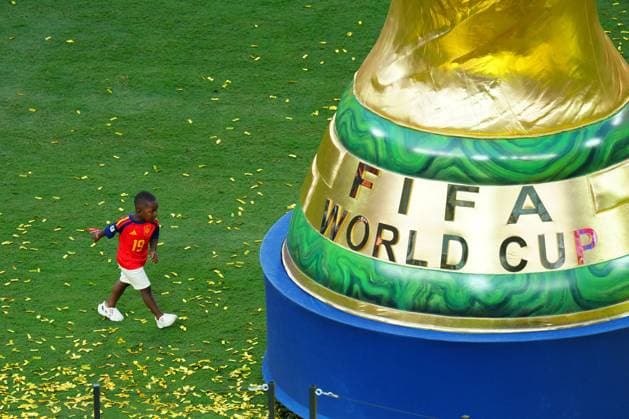 Keyne, the three-year-old brother of Lamine Yamal of Spain Spain v Argentina, 2026 FIFA World Cup, WM, Weltmeisterschaft, Fussball Final, Football, New York New Jersey Stadium, East Rutherford, New Jersey, USA - 19 Jul 2026East Rutherford New York New Jersey Stadium New Jersey (NJ) United States of America  Copyright: xJavierxGarcia Shutterstockx 16995474gl