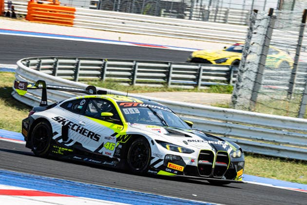 GT World Challenge Europe By AWS - Misano 2026 - Race 2 Max HESSE and Valentino ROSSI drive the ( 46) BMW M4 GT3 EVO of Team WRT during Race 2 of the fifth round of the GT World Challenge Europe by AWS at the Misano World Circuit - Marco Simoncelli in Misano, Italy, on July 19, 2026. Misano Italy Italy  Copyright: xFabioxPellicciax originalFilename:pelliccia-gtworldc260719_npLm5.jpg