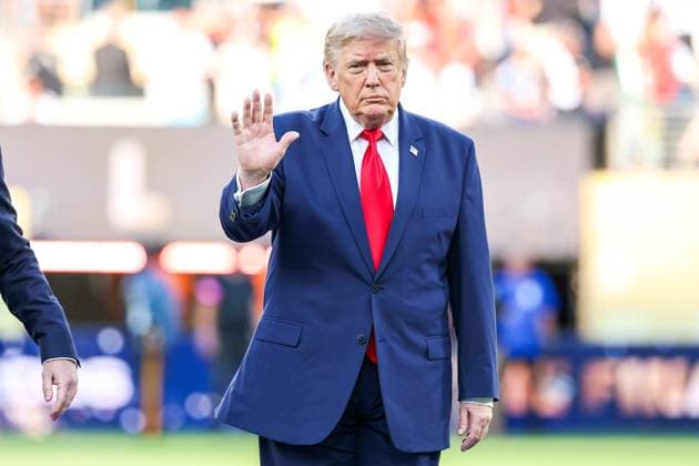July 19, 2026, East Rutherford, Nj, United States: U.S. President Donald Trump during the award ceremony of the 2026 FIFA World Cup, WM, Weltmeisterschaft, Fussball final at New York New Jersey Stadium, in East Rutherford, United States, on Sunday, July 19, 2026.(Foto: Brazil Photo Press Brazil Photo Press) INTERNATIONAL East Rutherford United States - ZUMAv122 20260719_aap_v122_073 Copyright: xWilliamxVolcovx