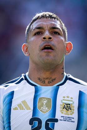 FOOTBALL : Argentine vs Espagne Finale de la Coupe du Monde FIFA 2026. New York New Jersey Stadium, East Rutherford, New Jersey, Etats-Unis. 19 07 2026. Facundo Medina 25 (Argentine)  Copyright: xx