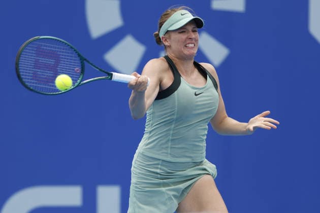 Czech tennis player Linda Fruhvirtova is seen during the qualifying rounds of the WTA, Tennis Damen 250 Livesport Prague Open 2026, in Prague, Czech Republic, on July 19, 2026. (CTKxPhoto PavelxLebeda) CTKPhotoF202607200001401  CTKPhotoF202607200001401