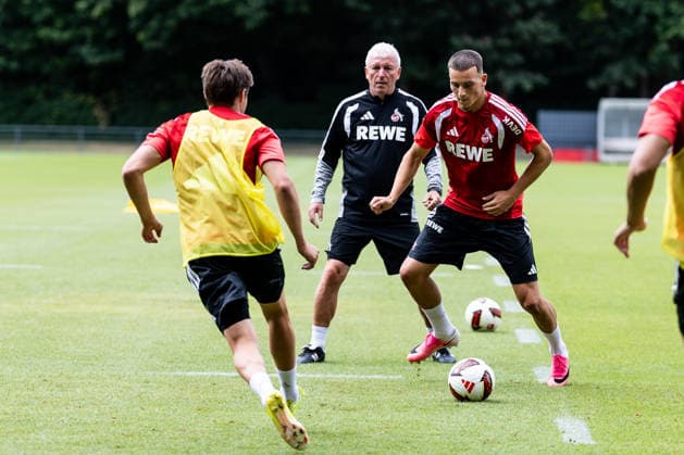 COLOGNE, GERMANY - JULY 20: Said El Mala (1. FC Koeln, 13) controls the ball during a training session of season 2026 27 at Geissbockheim on July 20, 2026 in Cologne, Germany. North Rhine Westphalia Germany Copyright: xSteffiexWunderlx