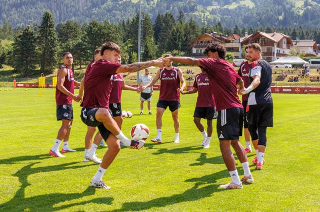 Football, 2nd Bundesliga, 1. FC Nürnberg, training camp