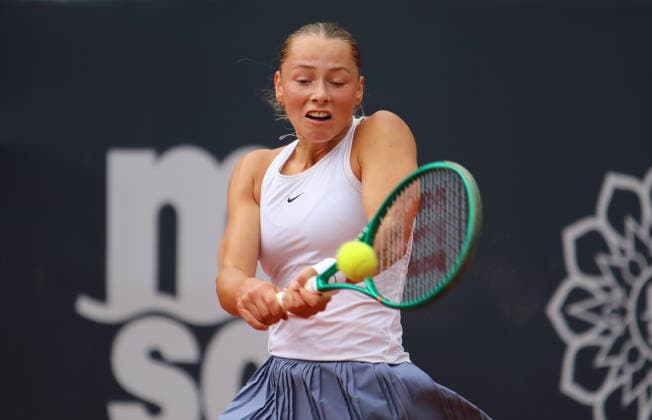 WTA, Tennis Damen 250 - MSC Hamburg Ladies Open: Victoria Brand (Deutschland) in der 2. Runde der Qualifikation. *** WTA 250 MSC Hamburg Ladies Open: Victoria Brand of Germany Advances to the Second Round of Qualifying