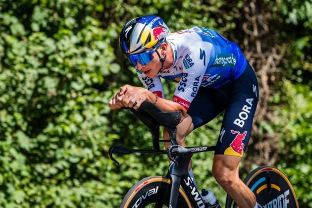 Tour de France 2026 Second Restday HAUTE-SAVOIE, FRANCE - JULY 20 : Lipowitz Florian (GER) of Red Bull BORA Hansgrohe during the second restday of the 113rd edition of Tour de France an UCI World Tour 2.UWT for Men Elite on July 20, 2026 in Haute-Savoie, France, 20 07 2026 Haute-Savoie France  Copyright: xGvgx