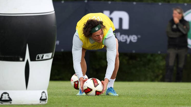 VfL Trainingslager, Weimarer Land Blankenhain, 20.07.2026, Fußball, Herren, Saison 2026 2027, 2. BL, VfL Wolfsburg, Sommer-Trainingslager: Tag 2., Fabian Reese (VfL Wolfsburg) Weimarer Land Niedersachsen Deutschland *** VfL Training Camp, Weimarer Land Blankenhain, July 20, 2026, Soccer, Men s, 2026–2027 Season, 2nd Bundesliga, VfL Wolfsburg, Summer Training Camp Day 2, Fabian Reese, VfL Wolfsburg, Weimarer Land, Lower Saxony, Germany