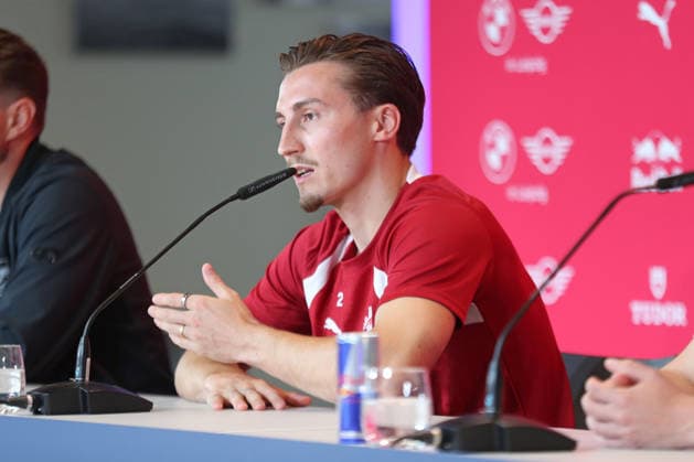 RB Leipzig: PK mit Neuzugang Rocco Reitz, 20.07.2026 Rocco Reitz (Neuzugang bei RB Leipzig). Fußball-Bundesliga, Saison 2026 2027: Pressekonferenz zur Präsentation eines neuen Spielers am 20.07.2026 im BMW-Autohaus, Zwickauer Straße. *** RB Leipzig Press Conference with New Signing Rocco Reitz, July 20, 2026: Rocco Reitz joins RB Leipzig; Bundesliga, 2026–2027 season; press conference to introduce a new player on July 20, 2026, at the BMW dealership on Zwickauer Straße Copyright: xBEAUTIFULxSPORTS JanxKaeferx
