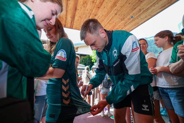 Football, Bundesliga 1, Werder Bremen, training camp