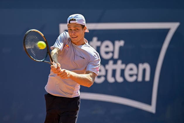 TENNIS - ATP, Tennis Herren Generali Open 2026 KITZBUEHEL,AUSTRIA,20.JUL.26 - TENNIS - ATP World Tour, Generali Open. Image shows Joel Schwaerzler (AUT).  GEPAxpictures xDanielxSchoenherr