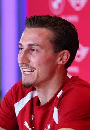 RB Leipzig PK Ð Rocco Reitz Bundesliga Leipzig, 20.07.2026, BMW - MINI Leipzig, Fußball-Bundesliga , RB Leipzig - Pressekonferenz bei Partner BMW - MINI. , Im Bild: Vorstellung von Neuzugang Rocco Reitz, RB Leipzig. , *** RB Leipzig Press Conference – Rocco Reitz, Bundesliga, Leipzig, July 20, 2026, BMW MINI Leipzig, Bundesliga Soccer, RB Leipzig press conference at partner BMW MINI, Pictured: Introduction of new signing Rocco Reitz, RB Leipzig, Picture Point