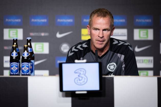 Football, Champions League Qualifiers, Hearts of Midlothian press conference