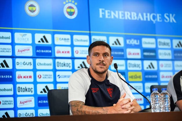 Ahead of Fenerbahce v Gornik Zabrze - UEFA Champions League qualifying ISTANBUL, TURKIYE - JULY 20: Erik Janza of Gornik Zabrze speaks during a press conference, PK, Pressekonferenz ahead of the UEFA Champions League 2nd Qualifying round match between Fenerbahce and Gornik Zabrze at Fenerbahce Can Bartu Facilities in Istanbul, Turkiye on July 2026. Muhammed Ali Yigit Anadolu Istanbul Turkey. Editorial use only. Please get in touch for any other usage.  Copyright: x2026xAnadoluxMuhammedxAlixYigitx