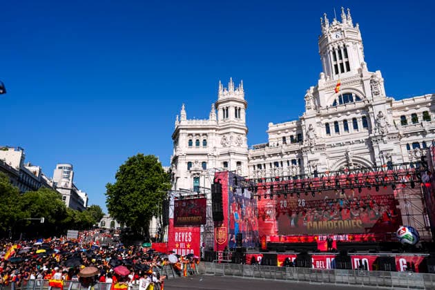 Football, 2026 FIFA World Cup, Welcome ceremony for world champions Spain in Madrid